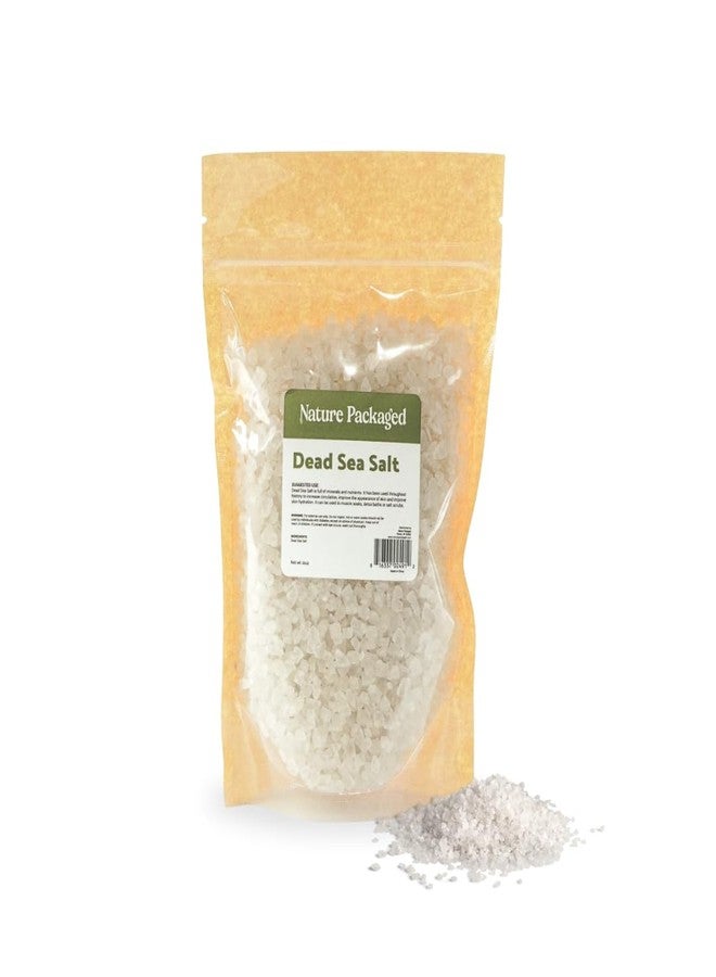 Nature Packaged Dead Sea Salt (16oz) - Direct from The Shore of The Dead Sea - Organic Salt for Body Scrubs, Adding to Baths, and Foot Soaking 1 Pack - Image 1